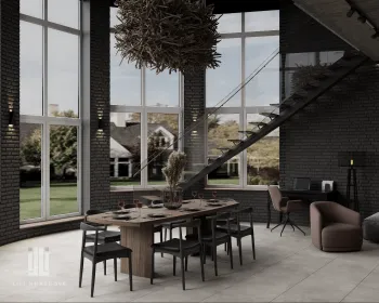 Интерьер столовой  смотреть на Basicdecor