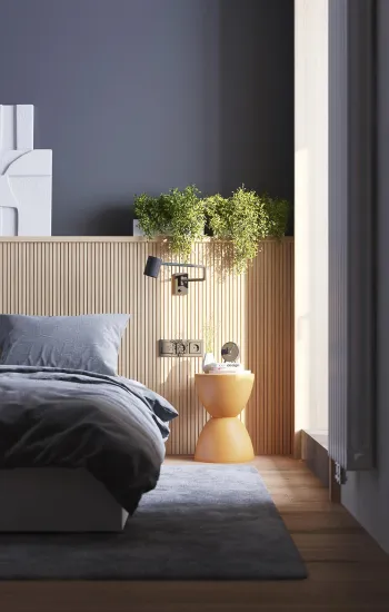 Интерьер спальни  смотреть на Basicdecor