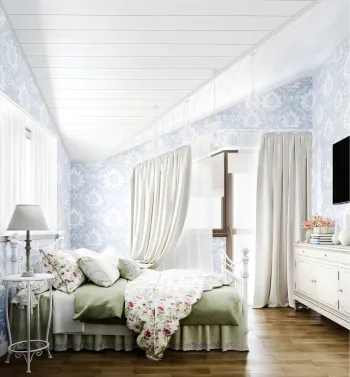 Интерьер спальни в провансе смотреть на Basicdecor