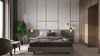 Интерьер спальни  смотреть на Basicdecor