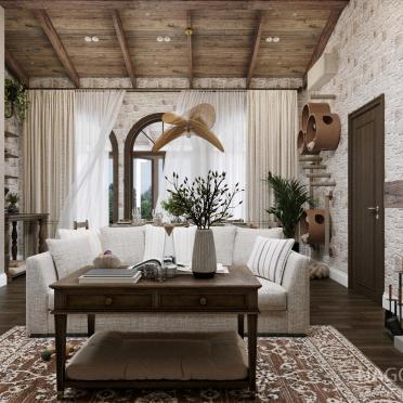 Интерьер гостиной  смотреть на Basicdecor