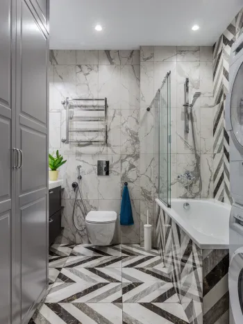 Интерьер ванной в неоклассике смотреть на Basicdecor