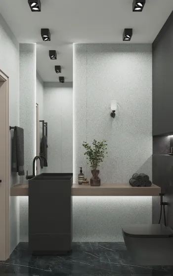 Интерьер ванной  смотреть на Basicdecor