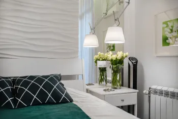 Интерьер спальни в стиле фьюжн смотреть на Basicdecor