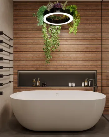 Интерьер ванной  смотреть на Basicdecor