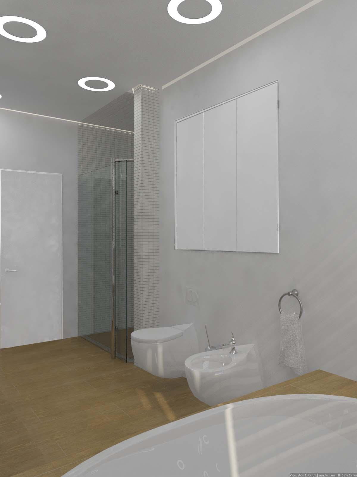 Интерьер ванной с подсветкой светодиодной