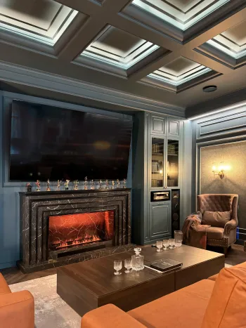 Интерьер c подсветкой  смотреть на Basicdecor