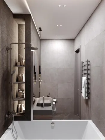 Интерьер ванной  смотреть на Basicdecor