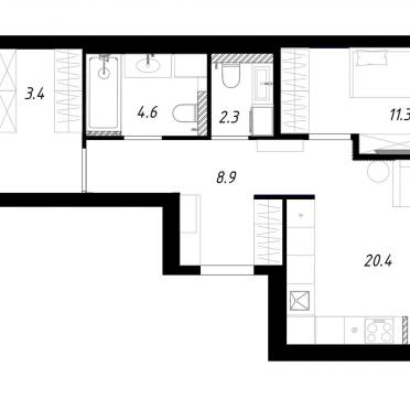 Интерьер с незастекленным  смотреть на Basicdecor