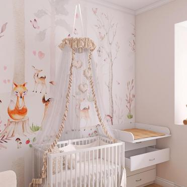 Интерьер детской с для новорожденных  смотреть на Basicdecor