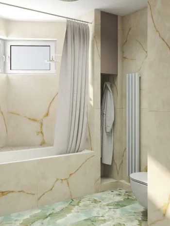 Интерьер ванной  смотреть на Basicdecor