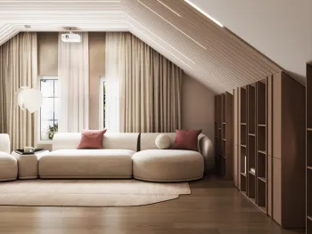 Интерьер гостиной  смотреть на Basicdecor