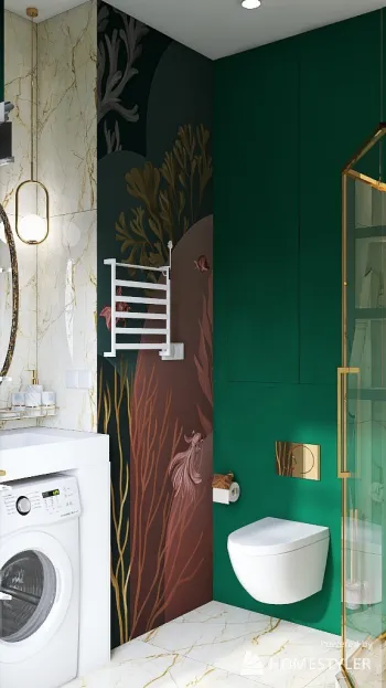 Интерьер ванной  смотреть на Basicdecor