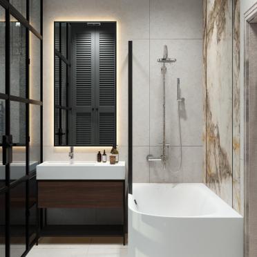 Интерьер ванной смотреть на Basicdecor
