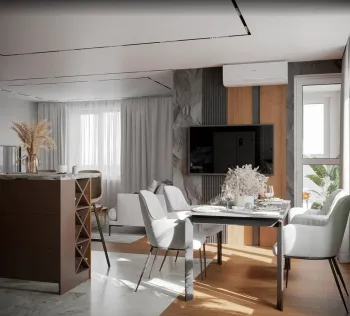 Интерьер гостиной  смотреть на Basicdecor