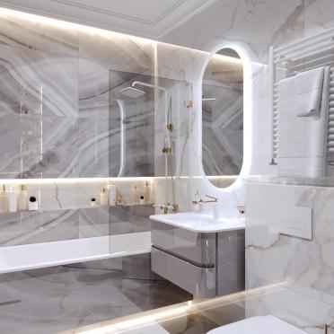 Интерьер ванной  смотреть на Basicdecor