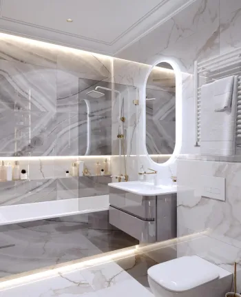 Интерьер ванной  смотреть на Basicdecor