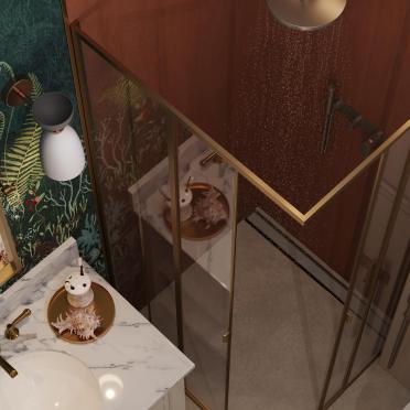 Интерьер ванной  смотреть на Basicdecor