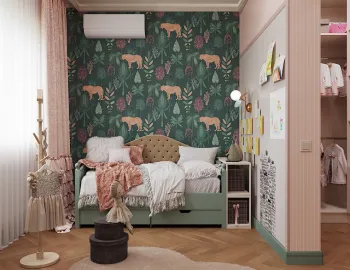 Интерьер детской в стиле фьюжн смотреть на Basicdecor