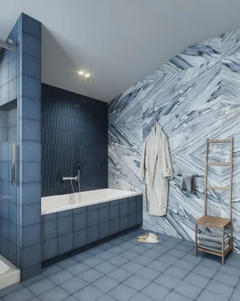 Интерьер ванной в современном стиле смотреть на Basicdecor