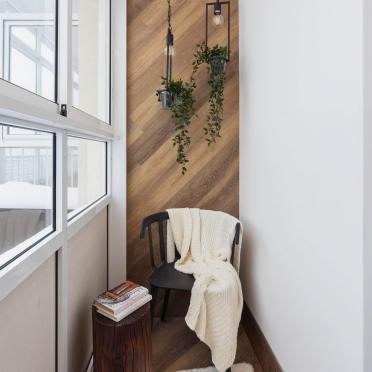 Интерьер балкона с балконом в современном стиле смотреть на Basicdecor