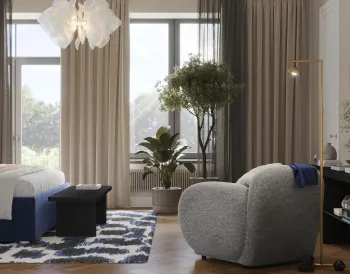 Интерьер спальни  смотреть на Basicdecor