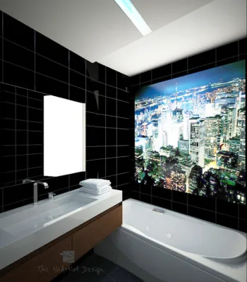 Интерьер ванной  смотреть на Basicdecor