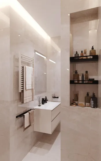 Интерьер ванной  смотреть на Basicdecor