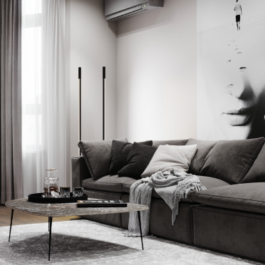 Интерьер гостиной  смотреть на Basicdecor