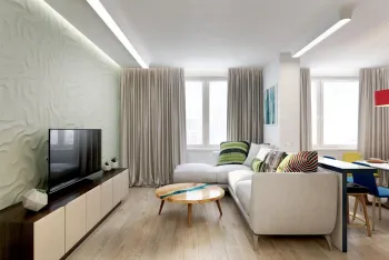 Интерьер гостиной в современном стиле смотреть на Basicdecor