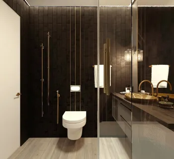 Интерьер ванной  смотреть на Basicdecor