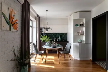 Интерьер кухни в скандинавском стиле смотреть на Basicdecor