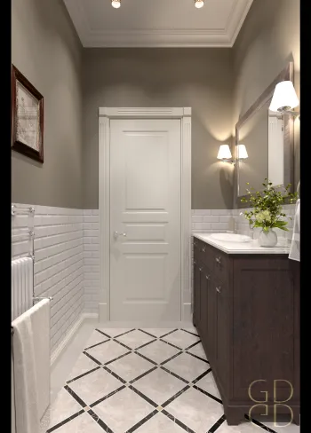 Интерьер ванной  смотреть на Basicdecor