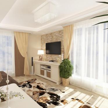 Интерьер гостиной в неоклассике смотреть на Basicdecor