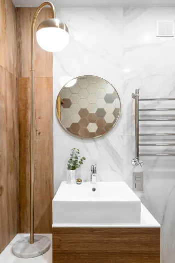 Интерьер ванной в современном стиле смотреть на Basicdecor