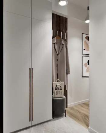 Интерьер с хранением верхней одежды  смотреть на Basicdecor