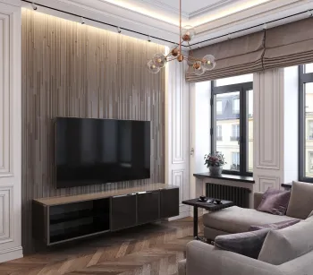 Интерьер гостиной  смотреть на Basicdecor
