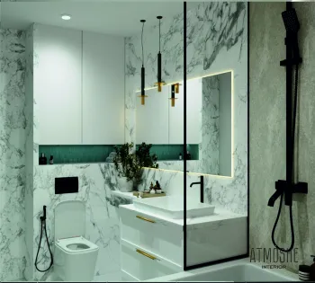 Интерьер ванной  смотреть на Basicdecor