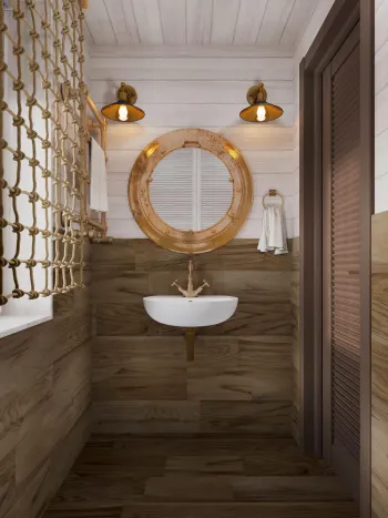 Интерьер ванной  смотреть на Basicdecor