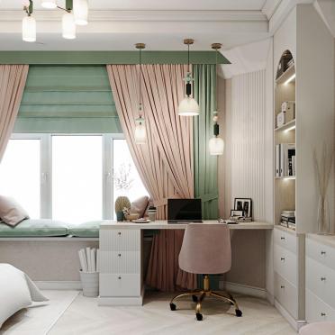 Интерьер детской с жалюзи  смотреть на Basicdecor