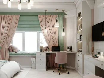Интерьер детской с жалюзи  смотреть на Basicdecor