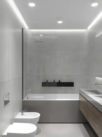 Интерьер ванной  смотреть на Basicdecor