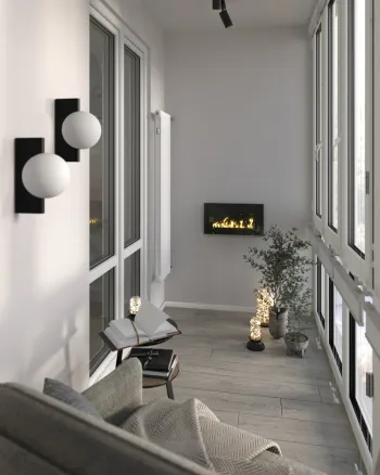 Интерьер балкона  смотреть на Basicdecor