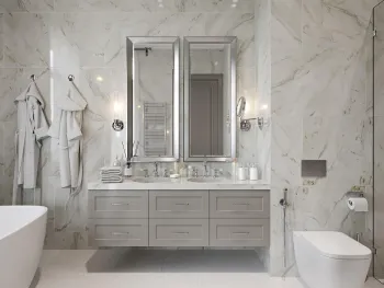 Интерьер ванной  смотреть на Basicdecor