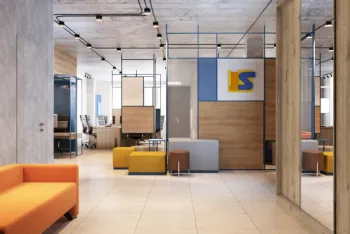 Интерьер офиса в современном стиле смотреть на Basicdecor