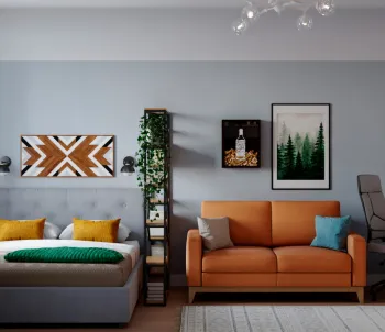 Интерьер гостиной  смотреть на Basicdecor
