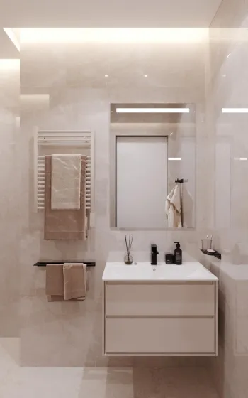 Интерьер ванной  смотреть на Basicdecor
