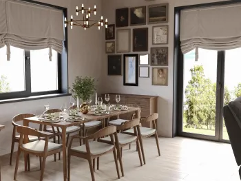 Интерьер столовой  смотреть на Basicdecor