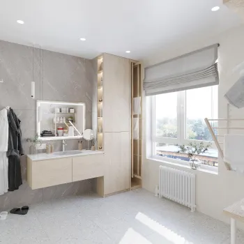 Интерьер ванной  смотреть на Basicdecor
