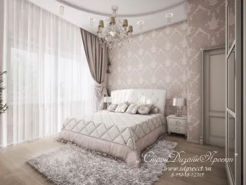 Интерьер спальни в классическом стиле и шебби-шике смотреть на Basicdecor